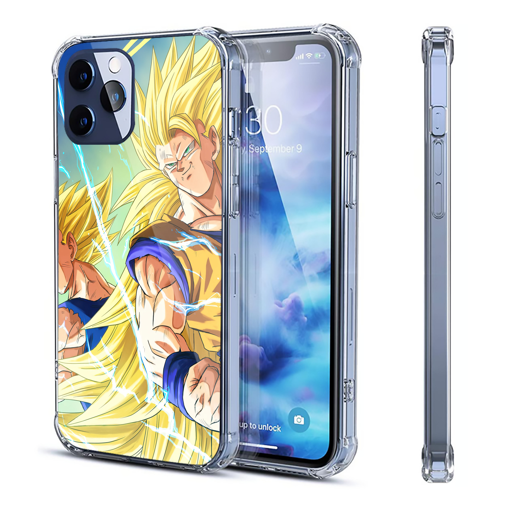 （画像用） ドラゴンボール DRAGON BALL 【iPhone 12シリーズ対応】透明スマホケース（クリアソフトケース）
